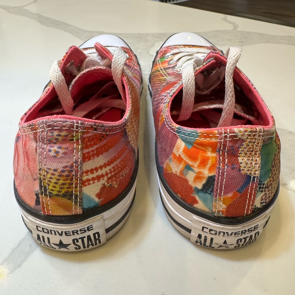 Converse Chuck Taylor “Digital Ox” Wmn’s Size 8 All-Star Floral Low-Top Sneakers - Picture 13 of 13